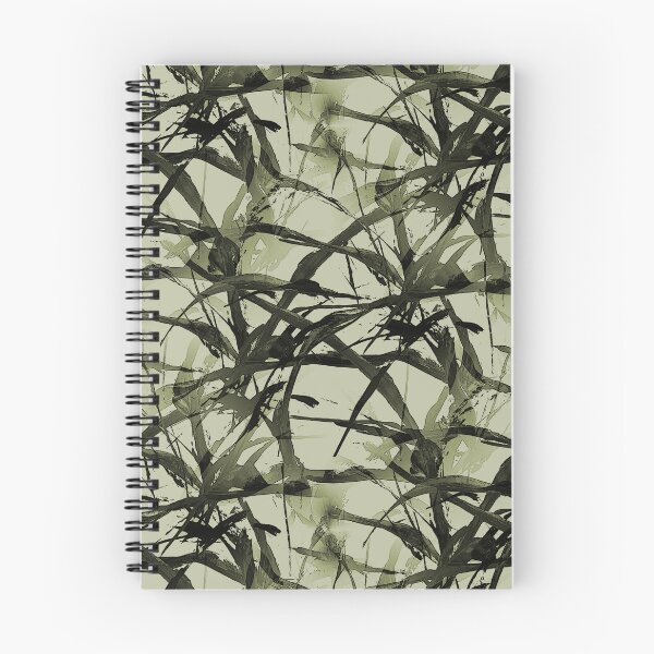 Item preview, Foliage Short Grass Abstract in Black and Green designed and sold by Artistestella.