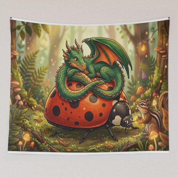 Item preview, dragonbug designed and sold by GAWPAWshop.