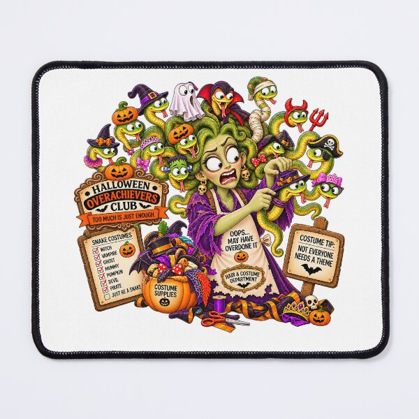 Item preview, ⚡HALLOWEEN OVERACHIEVERS CLUB - Mari Medusa's Hair & Costume Department designed and sold by WheelieGdArt.