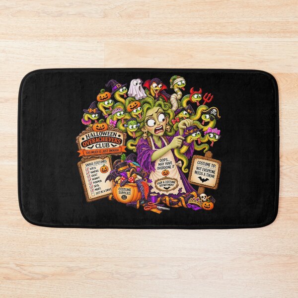 Item preview, ⚡HALLOWEEN OVERACHIEVERS CLUB -  Mari Medusa's Hair & Costume Department - dark version designed and sold by WheelieGdArt.