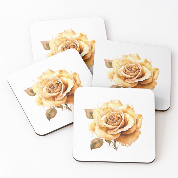 Item preview, Golden Rose | Elegant Floral Aesthetic Art designed and sold by Mandayartstudio.