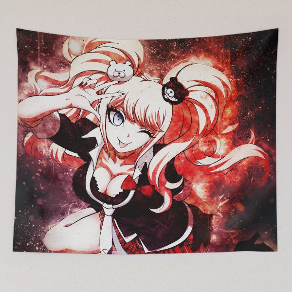 Item preview, Junko Enoshima Danganronpa Wild Red Chaos Queen designed and sold by mildaclairmo.