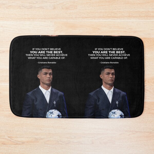 Item preview, If You Don't Believe You Are The Best Then You Will Never Achieve What You Are Capable OF Cristiano Ronaldo Inspiring Motivational Quote CR7 Portrait designed and sold by Matt_Smith.