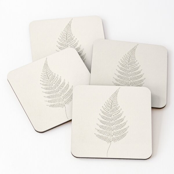 Item preview, Single Fern Frond | Minimalist Continuous Line Art Print designed and sold by Zaramodo.