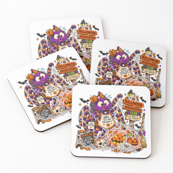 Item preview, ⚡HALLOWEEN OVERACHIEVERS CLUB - Sydney Spider's Sticky Situation designed and sold by WheelieGdArt.