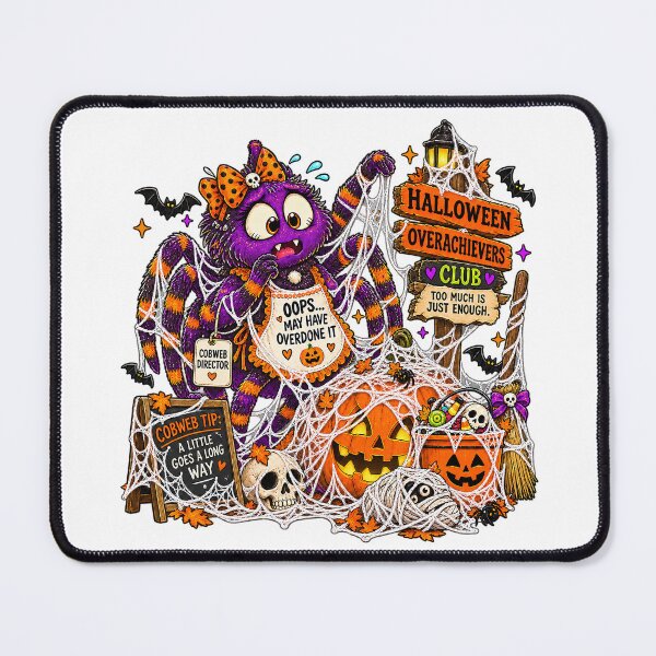 Item preview, ⚡HALLOWEEN OVERACHIEVERS CLUB - Sydney Spider's Sticky Situation designed and sold by WheelieGdArt.