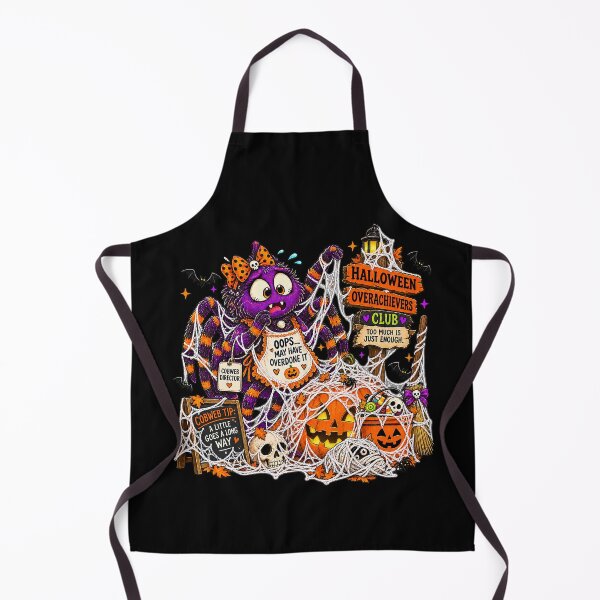 Item preview, ⚡HALLOWEEN OVERACHIEVERS CLUB -  Sydney Spider's Sticky Situation - dark version designed and sold by WheelieGdArt.