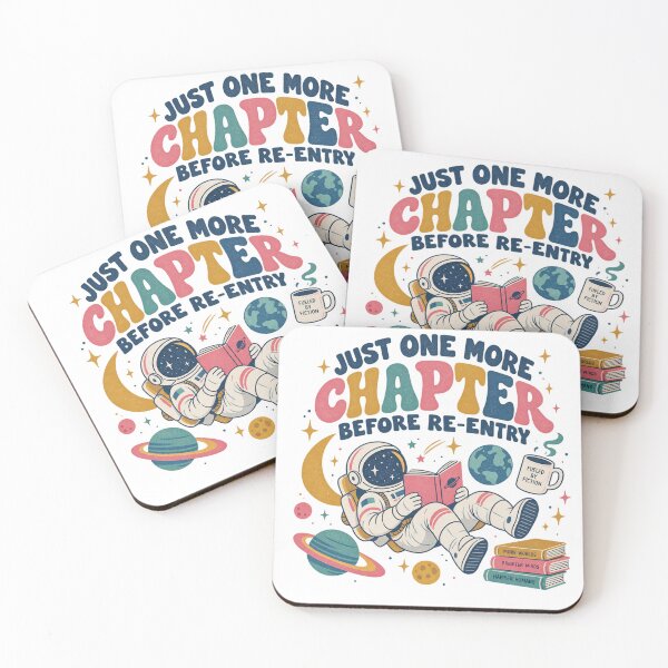 Item preview, Just One More Chapter Before Re-Entry Funny Book Lover designed and sold by ABprintstudio.