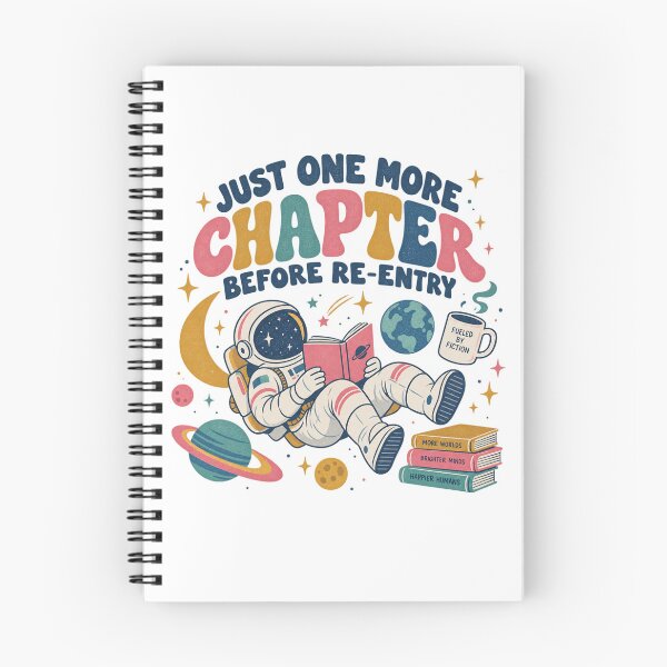 Item preview, Just One More Chapter Before Re-Entry Funny Book Lover designed and sold by ABprintstudio.