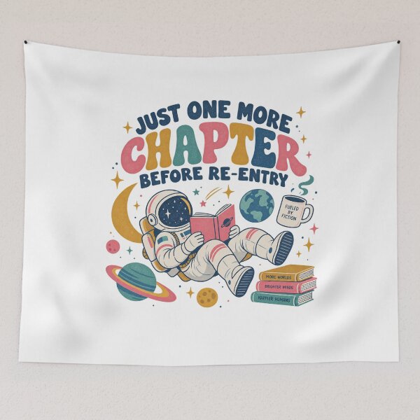 Item preview, Just One More Chapter Before Re-Entry Funny Book Lover designed and sold by ABprintstudio.