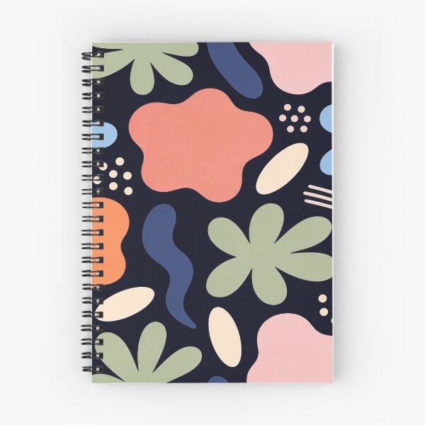 Item preview, Abstract Mid Century Floral Cutout Pattern designed and sold by FestivityFinds.