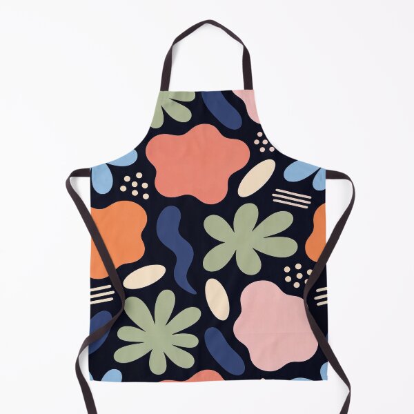 Item preview, Abstract Mid Century Floral Cutout Pattern designed and sold by FestivityFinds.