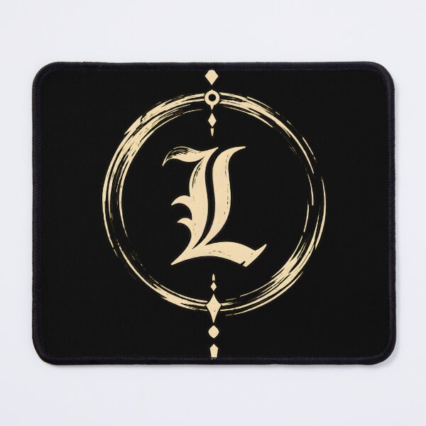Item preview, L Lawliet Death Note Dark Gothic Symbol designed and sold by QubekShop.