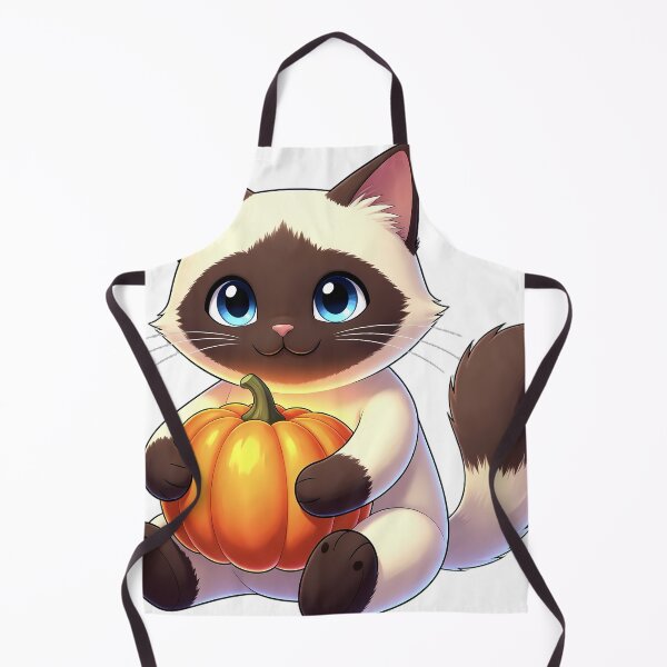 Item preview, Cute Ragdoll Cat Hugging Glowing Autumn Pumpkin designed and sold by pumsquare.