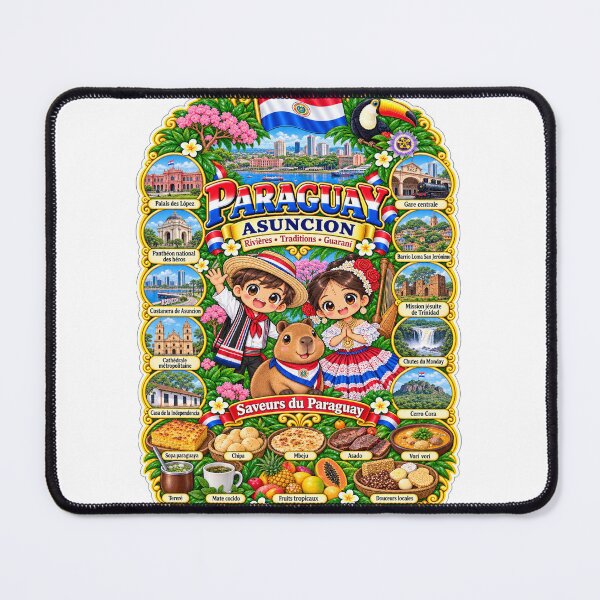 Item preview, Paraguay Asunción – Kawaii Trip, Guaraní Culture and Flavors of Paraguay designed and sold by Cifi64.