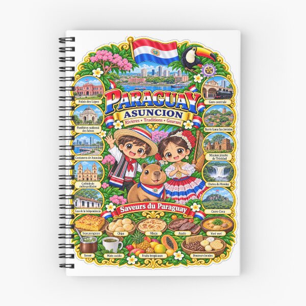 Item preview, Paraguay Asunción – Kawaii Trip, Guaraní Culture and Flavors of Paraguay designed and sold by Cifi64.