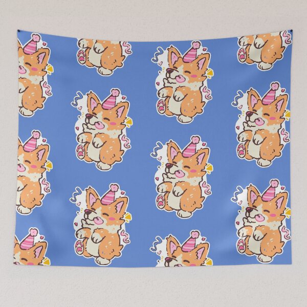 Item preview, Party Corgi! designed and sold by Mothcutie's Art.