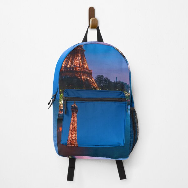 Item preview, Eiffel tower across the river Siene at dusk designed and sold by assaf.
