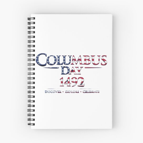 Item preview, Columbus Day 1492 Patriotic USA Typography designed and sold by Nela-&-Lena.