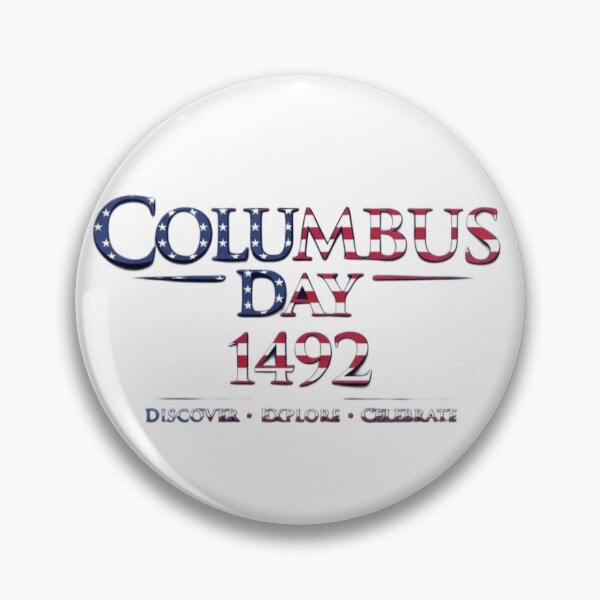 Item preview, Columbus Day 1492 Patriotic USA Typography designed and sold by Nela-&-Lena.