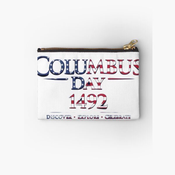 Item preview, Columbus Day 1492 Patriotic USA Typography designed and sold by Nela-&-Lena.