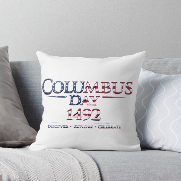 Item preview, Columbus Day 1492 Patriotic USA Typography designed and sold by Nela-&-Lena.