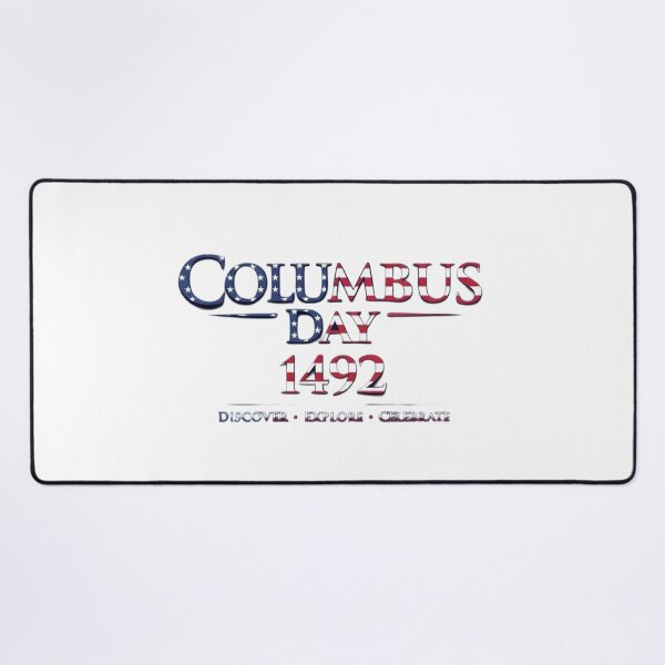 Item preview, Columbus Day 1492 Patriotic USA Typography designed and sold by Nela-&-Lena.