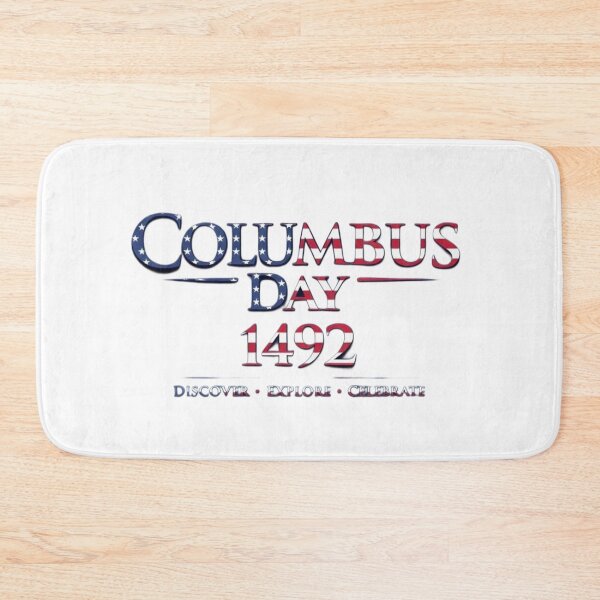 Item preview, Columbus Day 1492 Patriotic USA Typography designed and sold by Nela-&-Lena.