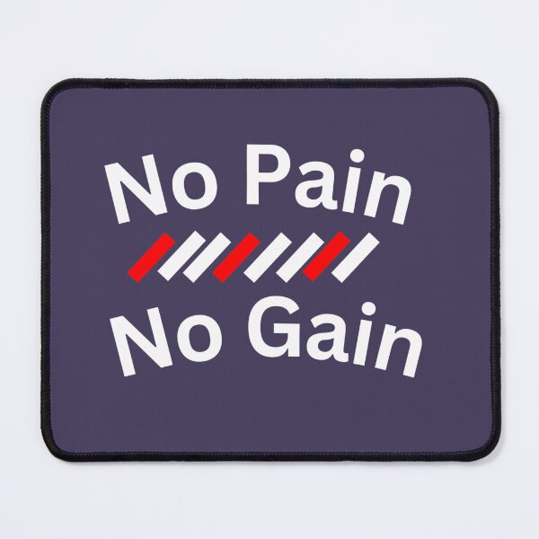 Item preview, No Pain No Gain Gym Fitness Motivational designed and sold by Shopovibe.