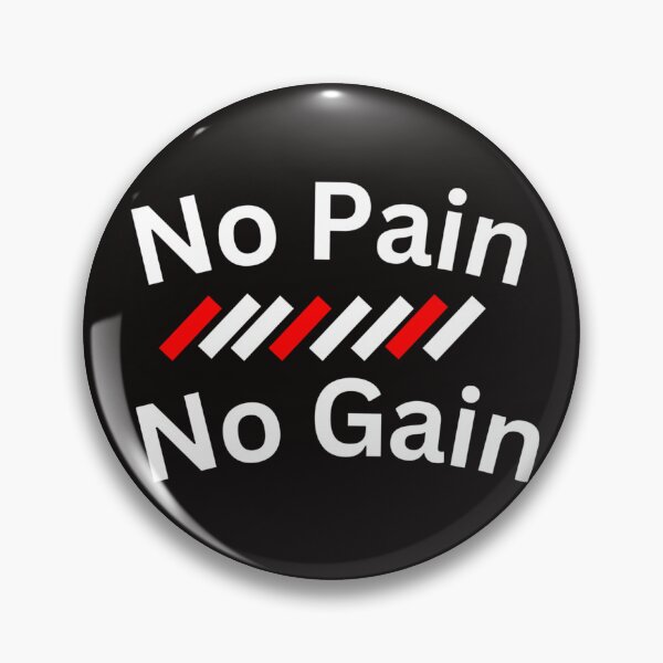 Item preview, No Pain No Gain Gym Fitness Motivational designed and sold by Shopovibe.