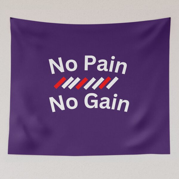 Item preview, No Pain No Gain Gym Fitness Motivational designed and sold by Shopovibe.
