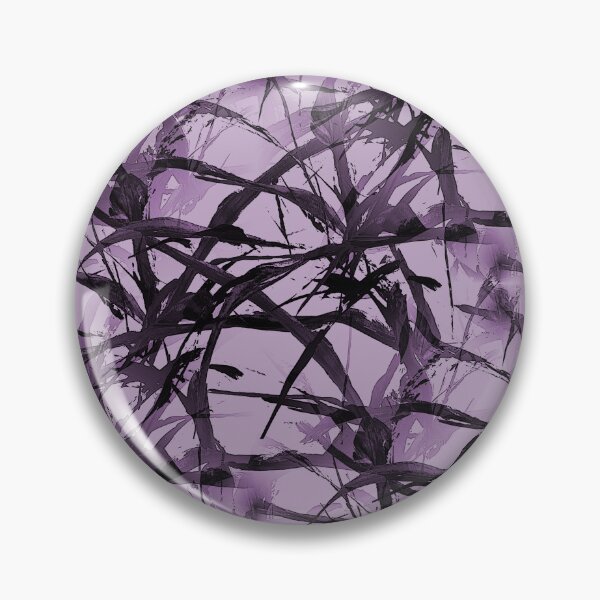Item preview, Foliage Short Grass Abstract in Black and Mauve designed and sold by Artistestella.