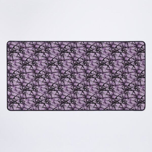 Item preview, Foliage Short Grass Abstract in Black and Mauve designed and sold by Artistestella.