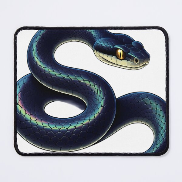 Item preview, Gothic Black Viper Serpent Coiled Mabon Altar designed and sold by IllumeInk.