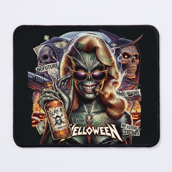 Item preview, Halloween Alien She Devil Rum Skull designed and sold by Voodoo Store Paranormal Collections.
