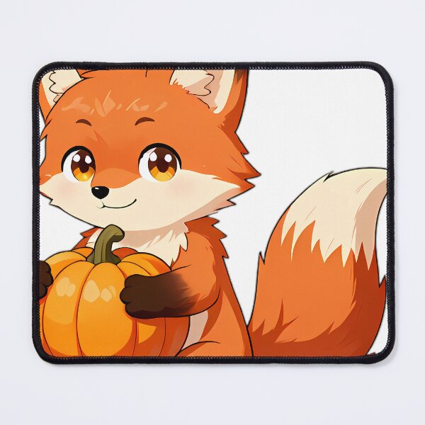 Item preview, Cute Red Fox Kit Hugging Vibrant Autumn Pumpkin designed and sold by pumsquare.