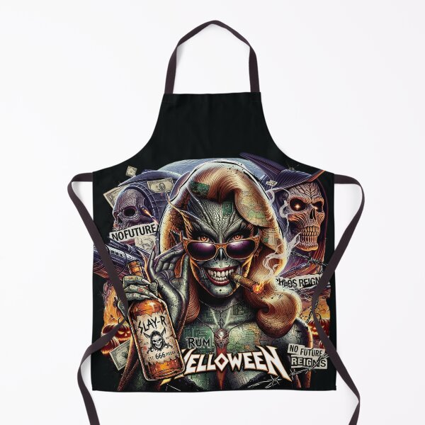 Item preview, Halloween Alien She Devil Rum Skull designed and sold by Voodoo Store Paranormal Collections.