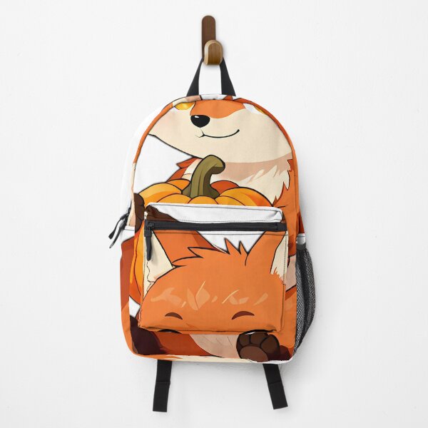 Item preview, Cute Red Fox Kit Hugging Vibrant Autumn Pumpkin designed and sold by pumsquare.