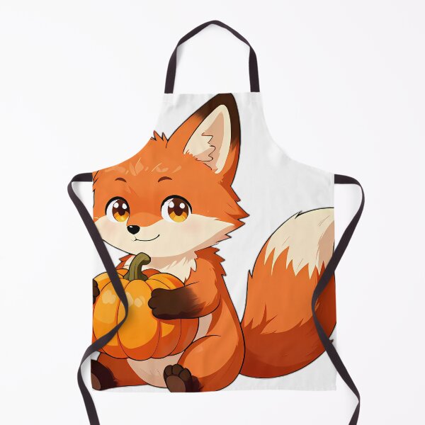 Item preview, Cute Red Fox Kit Hugging Vibrant Autumn Pumpkin designed and sold by pumsquare.