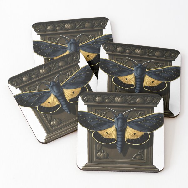 Item preview, Gothic Deaths-Head Hawkmoth Mabon Harvest Altar designed and sold by IllumeInk.
