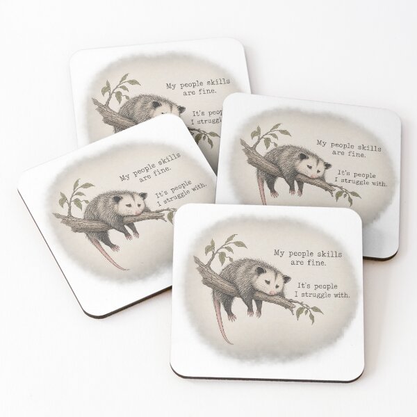 Item preview, My People Skills Are Fine Funny Sarcastic Quote designed and sold by ABprintstudio.