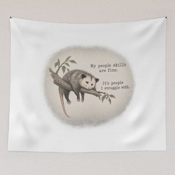 Item preview, My People Skills Are Fine Funny Sarcastic Quote designed and sold by ABprintstudio.