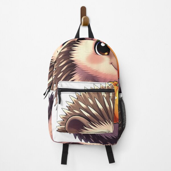 Item preview, Cute European Hedgehog Hugging Little Jack-o'-Lantern Pumpkin designed and sold by pumsquare.