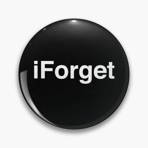 Item preview, iForget designed and sold by ubiquitoid.