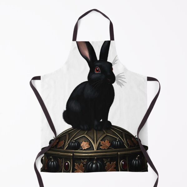 Item preview, Gothic Black Rabbit Carved Mabon Altar designed and sold by IllumeInk.