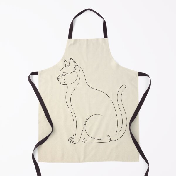 Item preview, Sitting Cat | Minimalist Continuous Line Art Print designed and sold by Zaramodo.