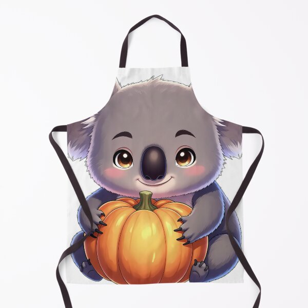 Item preview, Cute Fluffy Koala Hugging Round Autumn Pumpkin designed and sold by pumsquare.