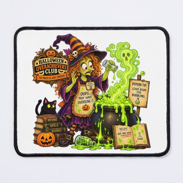 Item preview, ⚡HALLOWEEN OVERACHIEVERS CLUB - Wanda Witch's Potion Disaster Disaster designed and sold by WheelieGdArt.