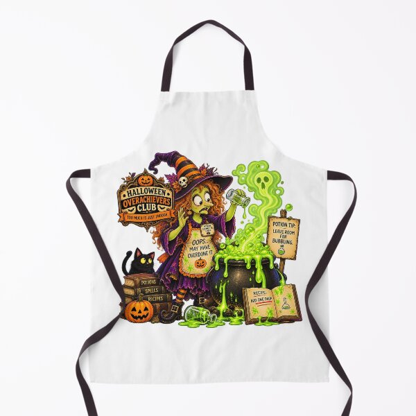 Item preview, ⚡HALLOWEEN OVERACHIEVERS CLUB - Wanda Witch's Potion Disaster Disaster designed and sold by WheelieGdArt.
