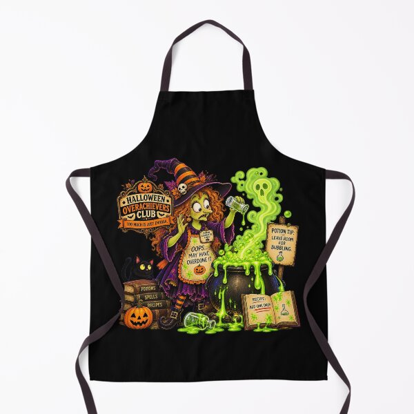 Item preview, ⚡HALLOWEEN OVERACHIEVERS CLUB -  Wanda Witch's Potion Disaster Disaster - dark version designed and sold by WheelieGdArt.